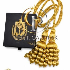 Gold Ball Tassel Curtain Tieback Pair (6 Inch)