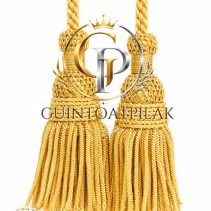 Royal Gold Rope Curtain Tassel Tieback