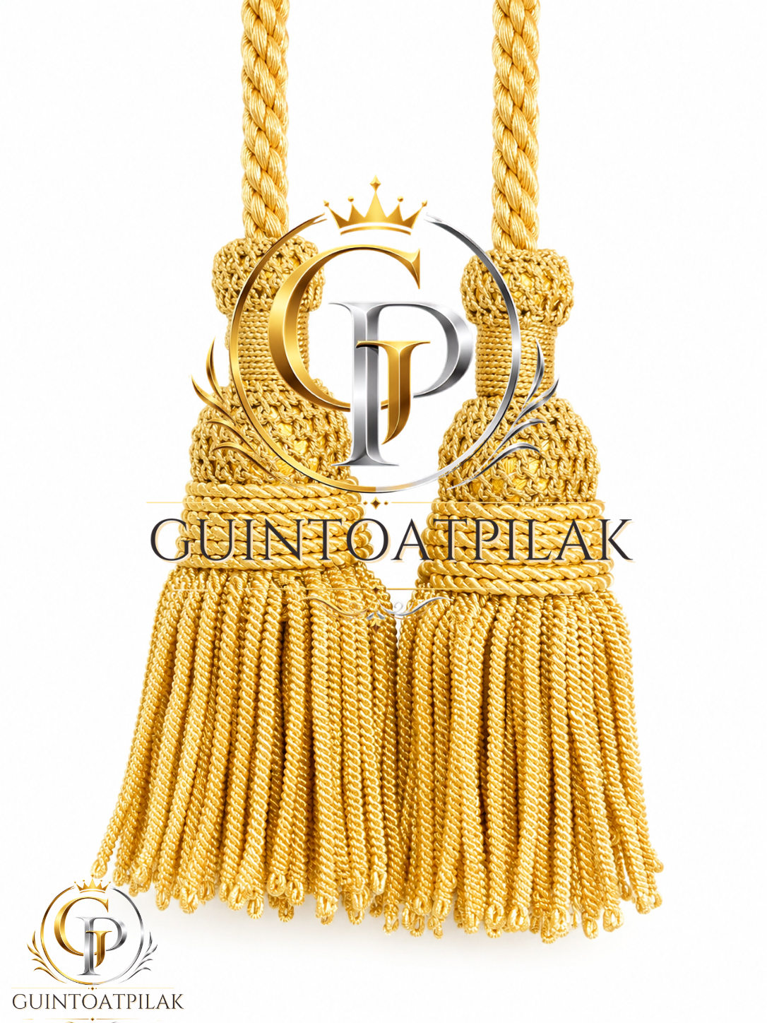 Royal Gold Rope Curtain Tassel Tieback