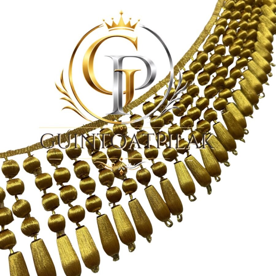 BOL Bullion Fringe 4 Inches Gold curved row