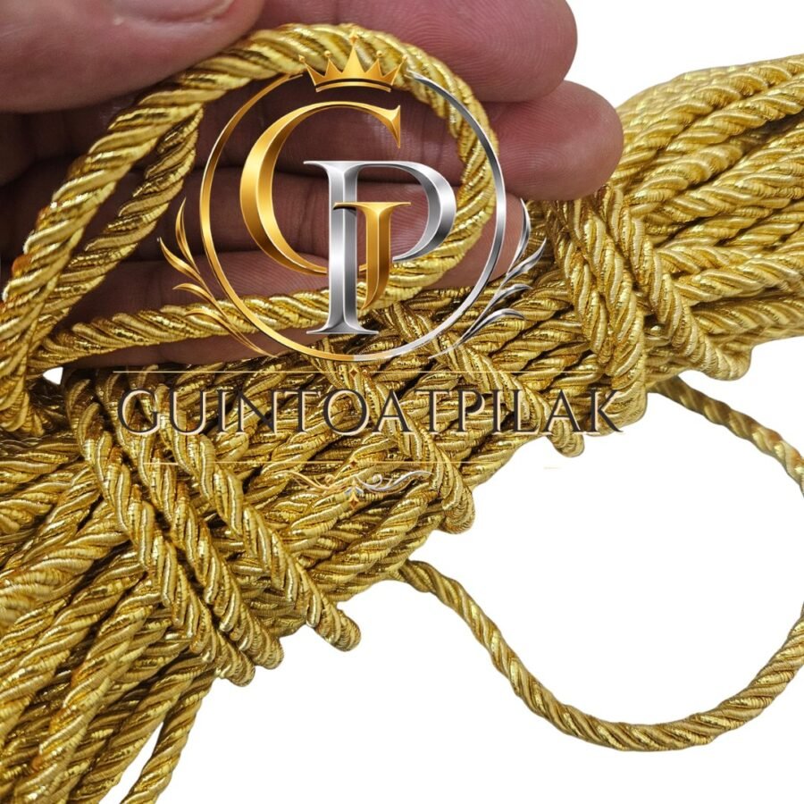 Torsade Cord 5mm Gold spools