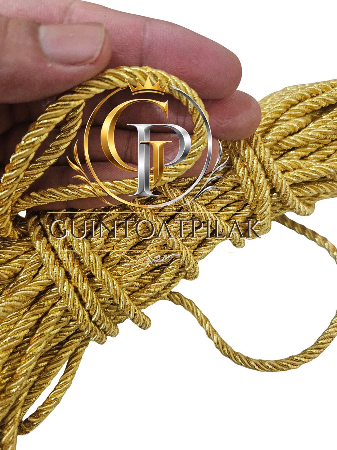 Torsade Cord 5mm Gold spools