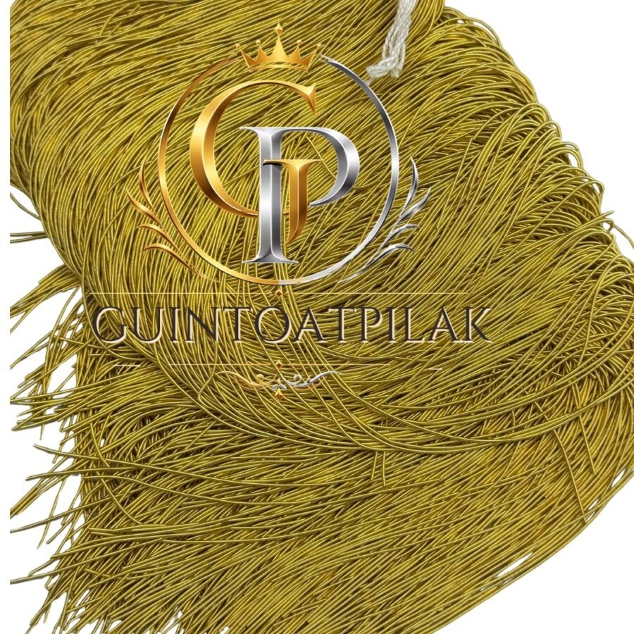 SPNCR metallic thread 1mm gold four skeins