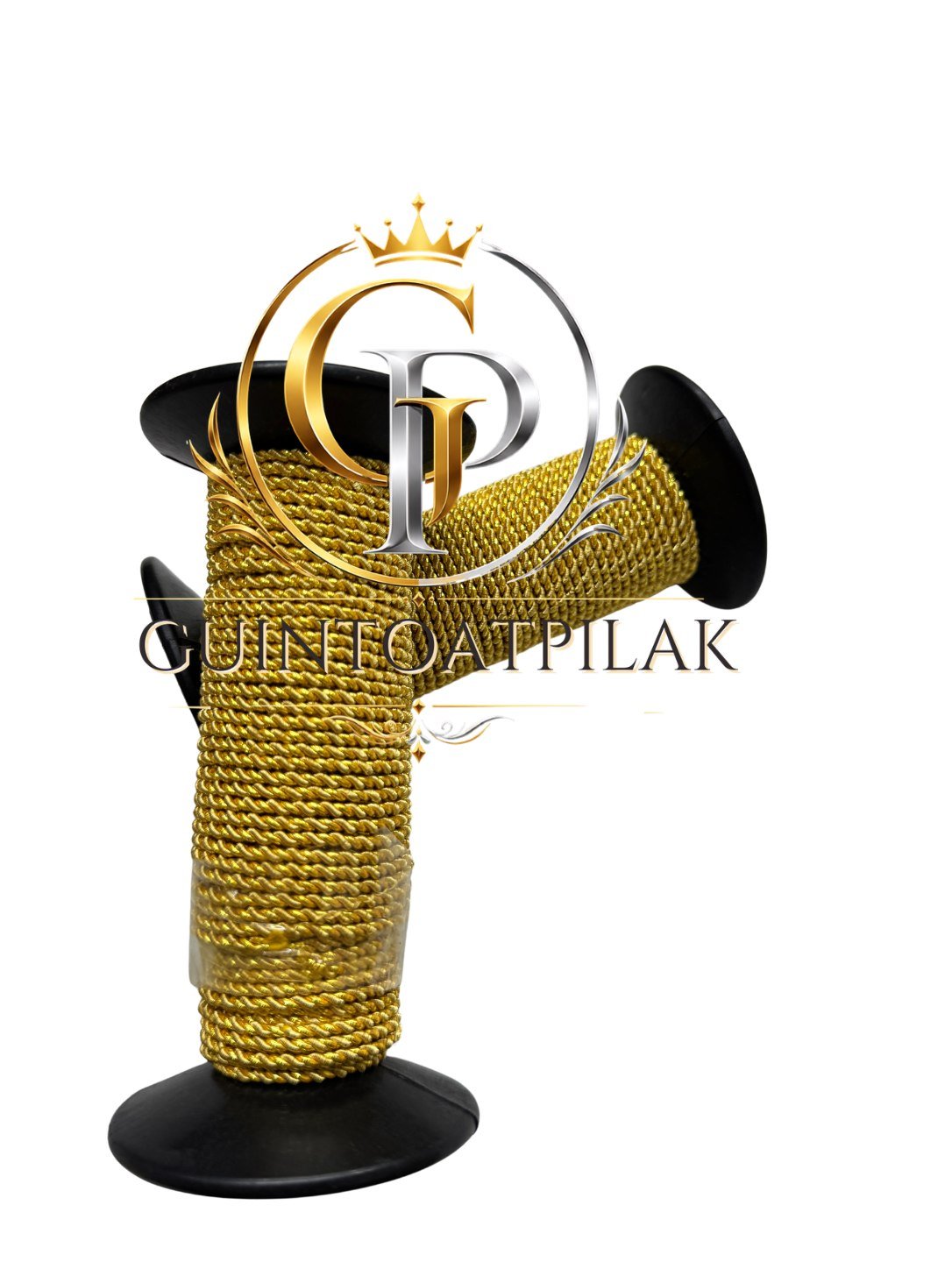 Torsade Cord 2mm Gold spools with card